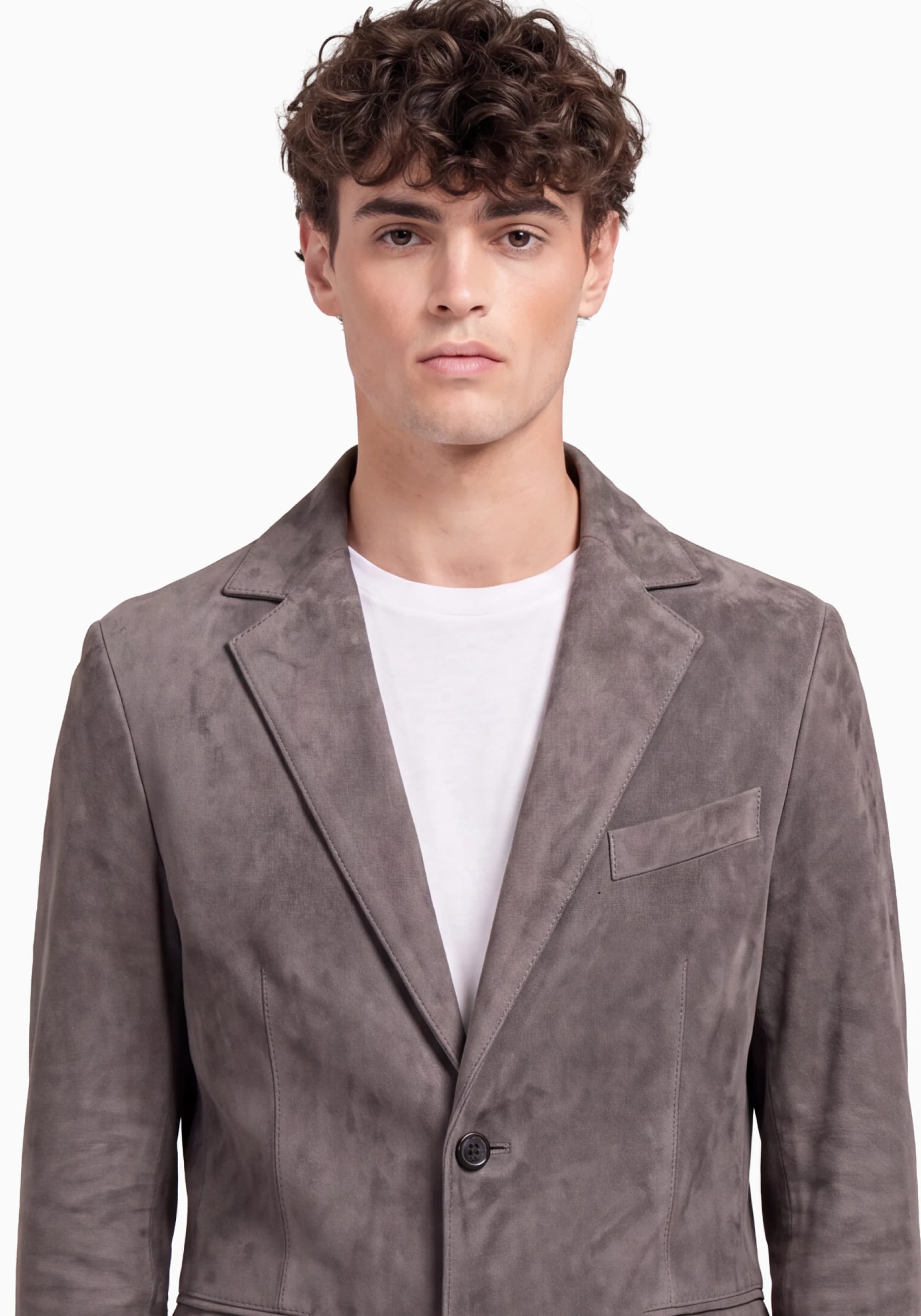 AREN Vizon Süet Erkek Blazer Ceket detay 3